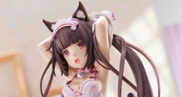 【フィギュア 】「ネコぱら ショコラ～着替えのひと時～ 1/7 フィギュア」についてのレビューや価格の内容まとめ。PLUM（プラム）からネコぱら 『ショコラ』がバニラと共にフィギュア化。発売時期は2022年7月。 ライカのホビトレ