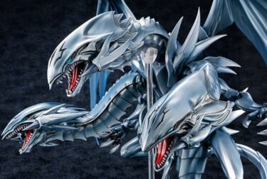 【フィギュア 】「遊☆戯☆王デュエルモンスターズ 青眼の究極竜 フィギュア」についてのレビューや価格の内容まとめ。あみあみ×AMAKUNIからブルーアイズの3体融合モンスター『青眼の究極竜』がフィギュア化。発売時期は2022年12月。