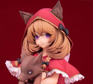 【美少女フィギュア 】「しゅがお氏イラスト おおかみずきんちゃん 1/7フィギュア」についてのレビューや価格の内容情報まとめ。ウイングよりE☆2に掲載された「しゅがお」氏のイラストから「おおかみずきんちゃん」がフィギュアとなりました。発売時期は2023年1月予定で、各通販サイトなどで予約も開始されています。