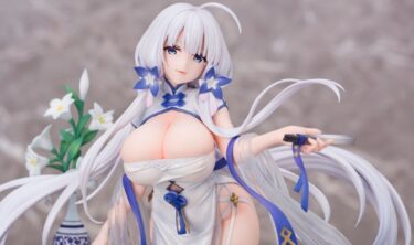 【美少女フィギュア 】「アズールレーン イラストリアス オトメユリの輝きVer. 1/7 フィギュア」についてのレビューや内容、価格などの最新情報まとめ。Brilliant Journey！より「アズールレーン」から「イラストリアス」が東煌風のドレス姿で フィギュアとなりました。発売時期は2023年6月予定で、各通販サイトなどで予約も開始されています。（新作美少女フィギュア）