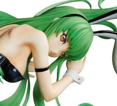 【美少女フィギュア 】「B-style コードギアス 反逆のルルーシュ C.C. 生足バニーVer. 1/4 フィギュア」の予約が開始されたので、レビューや内容、価格などの最新情報まとめていきます。FREEing(フリーイング)より「コードギアス」から「C.C.」がバニースタイルかつ生足姿でフィギュアとなりました。発売時期は2023年4月予定で、各通販サイトなどで予約受付も開始されています。（新作美少女フィギュア）