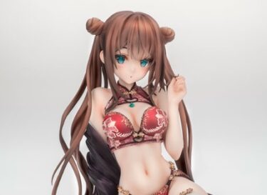 【フィギュア 】「チャイナ風下着あくまちゃん illustration by みわべさくら 1/6 完成品フィギュア」の画像レビューや内容詳細、価格などの最新情報をまとめていきます。【SkyTube(スカイチューブ)】から、｢みわべさくら｣氏の『チャイナ風下着あくまちゃん』が1/6スケールフィギュアとなりました。発売時期は2023年6月予定で、各通販サイトなどで予約受付も開始されています。（新作 美少女 フィギュア）