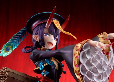【フィギュア 】「Fate/Grand Order アサシン/酒呑童子 英霊祭装 1/7 完成品フィギュア」の画像レビューや内容詳細、価格などの最新情報をまとめていきます。【キューズQ】から、｢Fate/Grand Order｣の『酒呑童子』がキョンシー姿で1/7スケールフィギュアとなりました。発売時期は2022年11月で、各通販サイトなどで販売が開始されています。（新作 美少女 フィギュア）