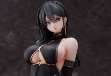 【フィギュア 】「ハヤブサイラスト『黒チャイナさん』 完成品フィギュア」の画像レビューや内容詳細、価格などの最新情報をまとめていきます。【ユニオンクリエイティブ】から、「ハヤブサ」氏のオリジナルキャラ『黒チャイナさん』がフィギュアとなりました。発売時期は2023年8月予定で、各通販サイトなどで予約受付も開始されています。（新作 美少女 フィギュア）