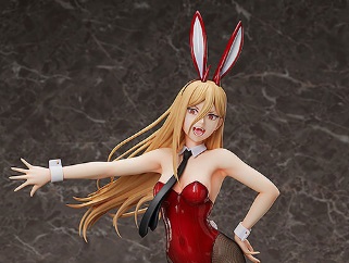 【フィギュア 】「B-style チェンソーマン パワー バニーVer. 1/4 完成品フィギュア」の画像レビューや内容詳細、価格などの最新情報をまとめていきます。【FREEing(フリーイング)】から、｢チェンソーマン｣の『パワー』が真っ赤なバニーガール姿で1/4スケールフィギュアとなりました。発売時期は2023年7月予定で、各通販サイトなどで予約受付も開始されています。（新作 美少女 フィギュア）