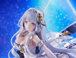 【フィギュア 】「アズールレーン イラストリアス μ兵装 1/6スケール 完成品フィギュア」の画像レビューや内容詳細、価格などの最新情報をまとめて紹介していきます。【GOLDENHEAD(ゴールデンヘッド)】から、｢アズールレーン｣の『イラストリアス』がアイドル衣装姿で1/6スケールフィギュアとなりました。発売時期は2023年12月予定で、各通販サイトなどで予約受付も開始されています。（新作 美少女 フィギュア）