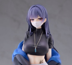 【フィギュア 】「マスク少女-ユナ illustration by Biya 1/7 完成品フィギュア」の画像レビューや内容詳細、価格などの最新情報をまとめて紹介していきます。【maxcute】から、「Biya」氏のオリジナルキャラ『ユナちゃん』が1/7スケールフィギュアとなりました。発売時期は2024年1月予定で、各通販サイトなどで予約受付も開始されています。（新作 美少女 フィギュア）